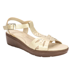 Sandalia casual confort línea Paula Mod. 1708 Oro