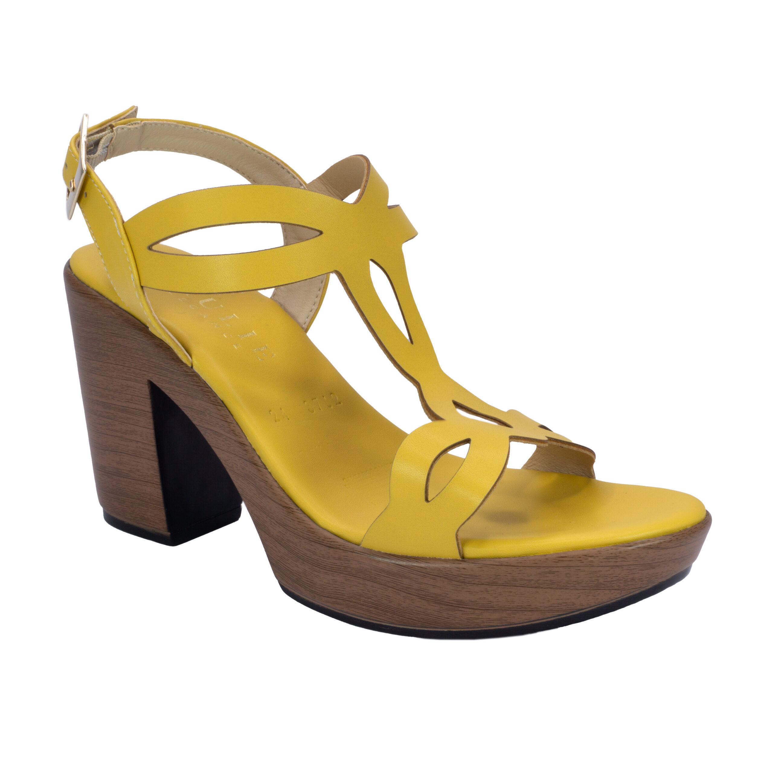 Plataforma Vestir Fiesta Línea Ébano Mod. 3762 Mostaza