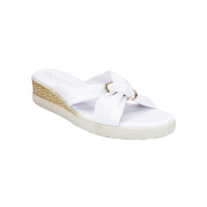 Sandalia casual confort línea Adela Mod. 1503 Blanco