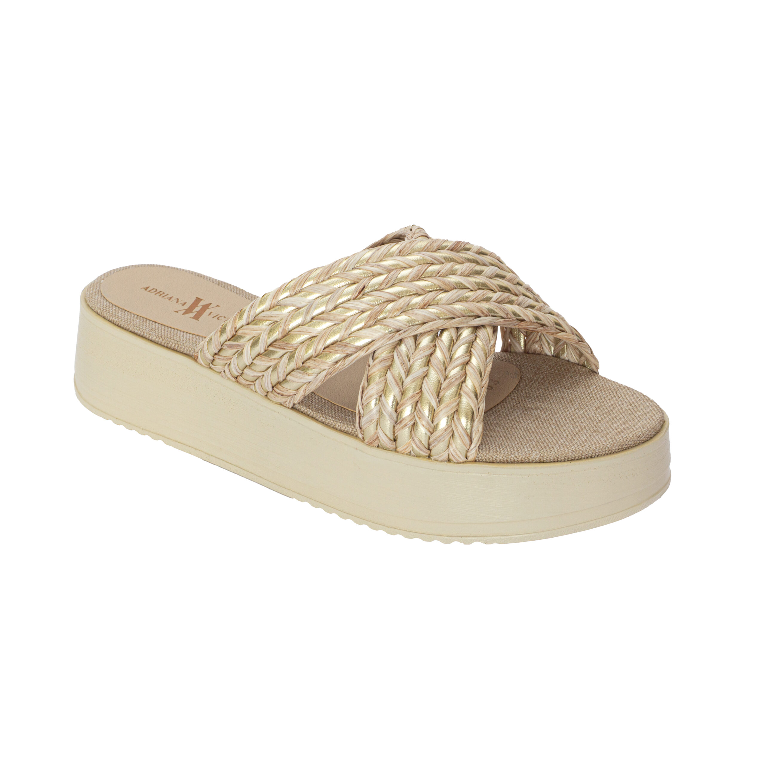 Sandalia Casual Confort Línea Lola Mod. 2303 Oro
