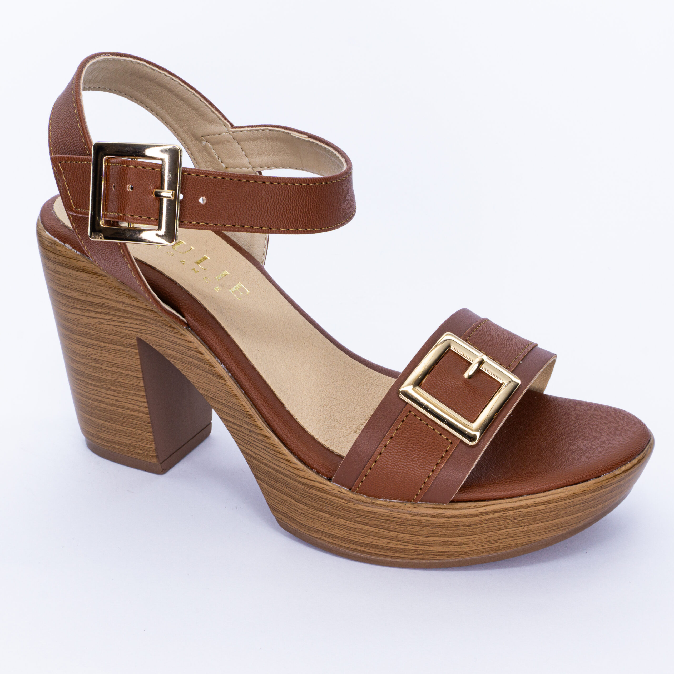 Sandalia Vestir Línea Ébano Mod. 3769 Miel