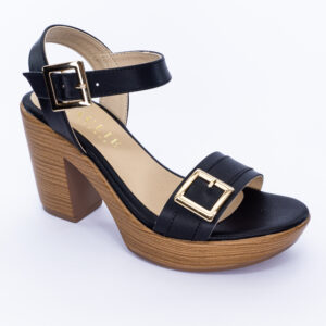 Sandalia Vestir Línea Ébano Mod. 3769 Negro