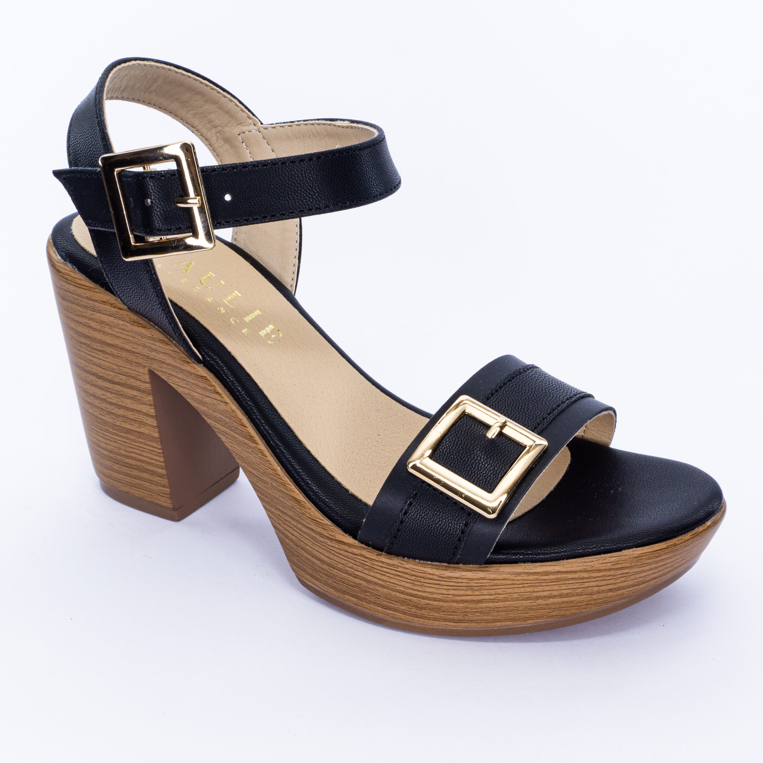 Sandalia Vestir Línea Ébano Mod. 3769 Negro