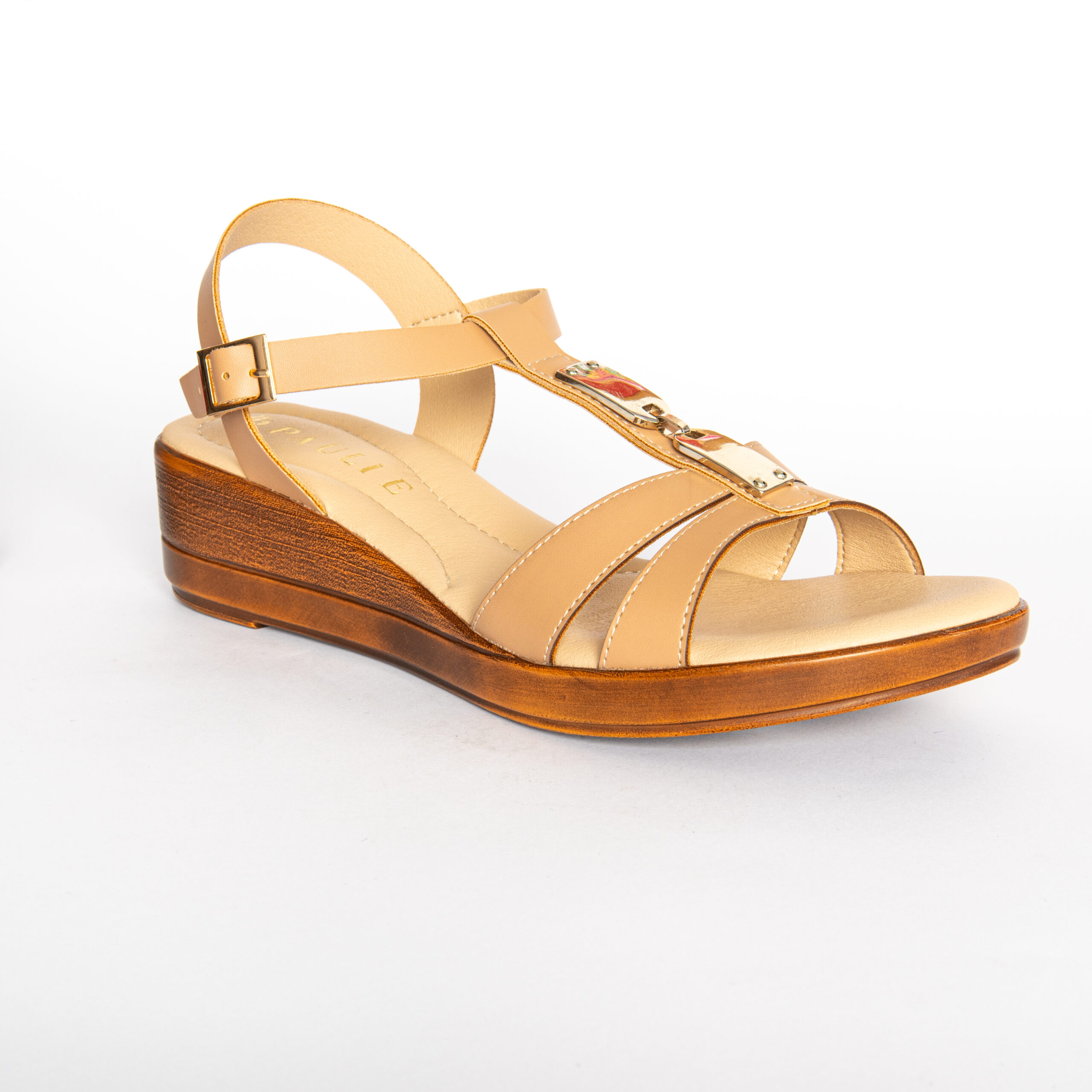 Sandalia casual Línea Adriana Mod. 3102 Camel