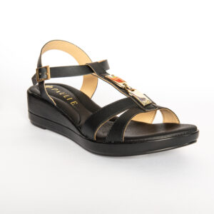 Sandalia casual Línea Adriana Mod. 3102 Negro