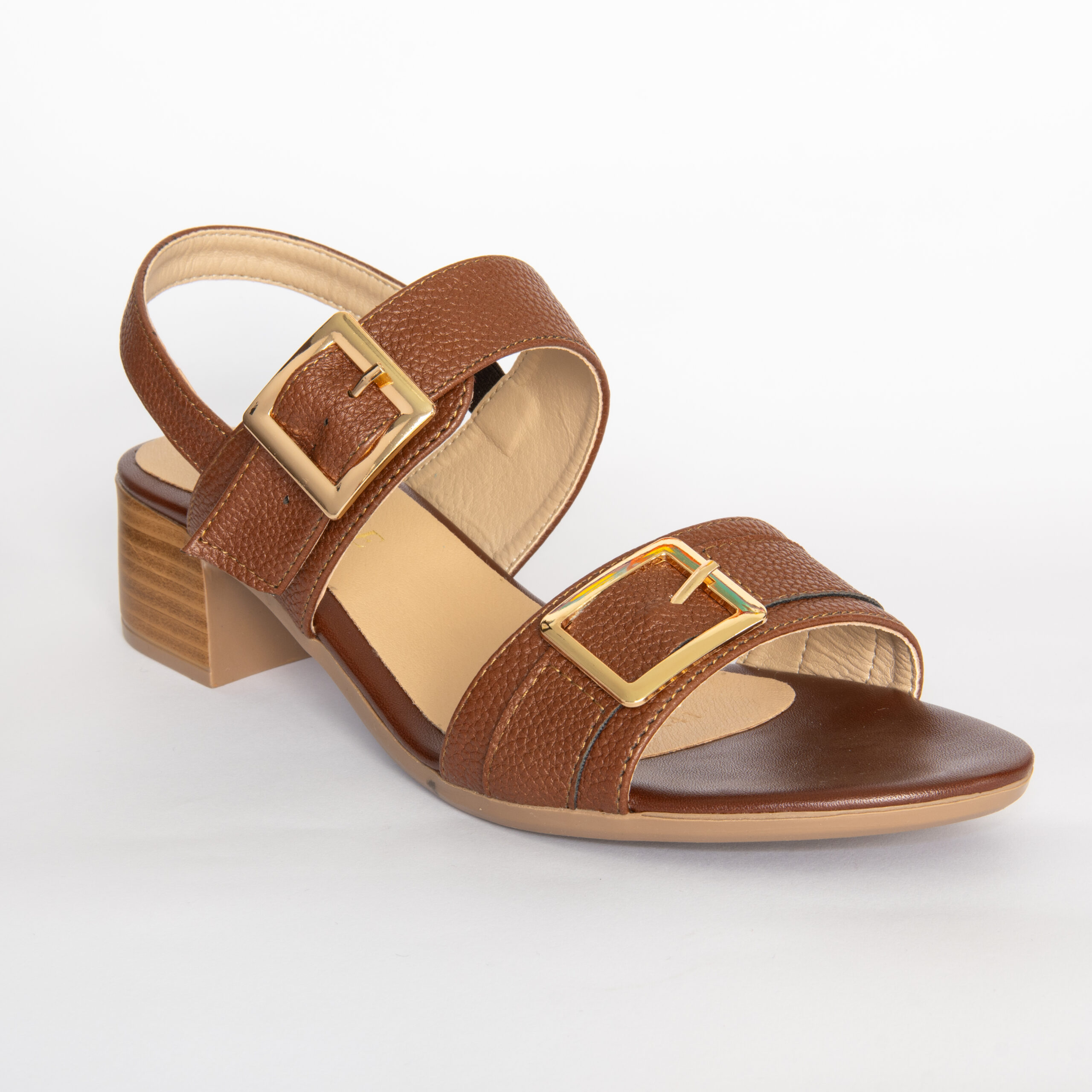 Sandalia Vestir Línea Miranda Mod. 1241 Café